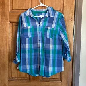 NEW Croft & Barrow Flannel Shirt Long Sleeve